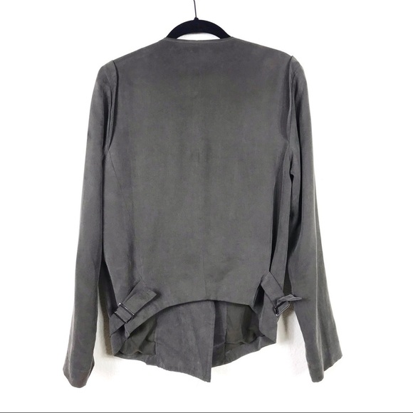 ASTR The Label Faux Suede Asymmetrical Moto Jacket - Picture 3 of 7